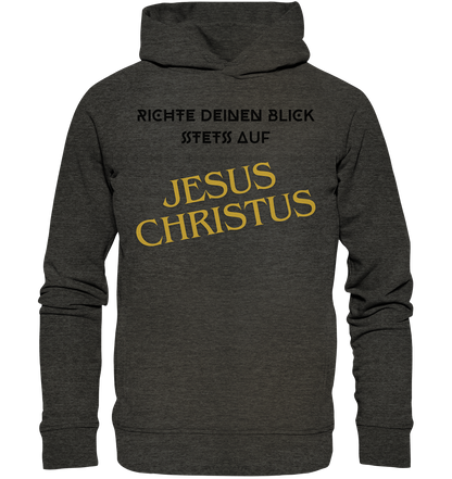 Richte dein blick - Organic Fashion Hoodie