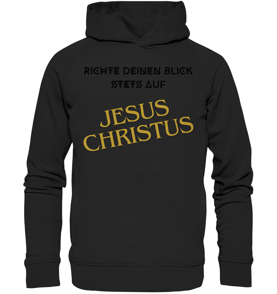 Richte dein blick - Organic Fashion Hoodie