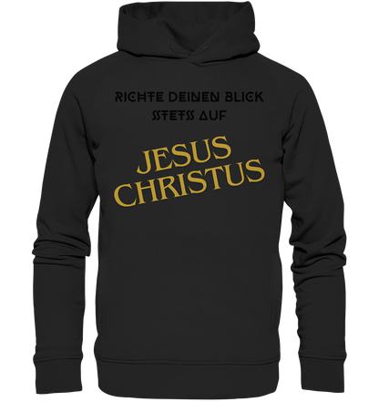 Richte dein blick - Organic Fashion Hoodie