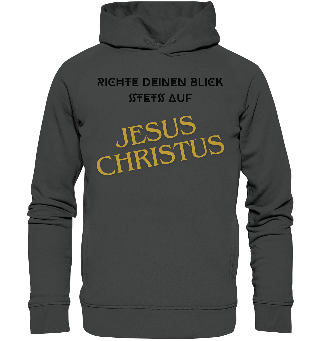 Richte dein blick - Organic Fashion Hoodie