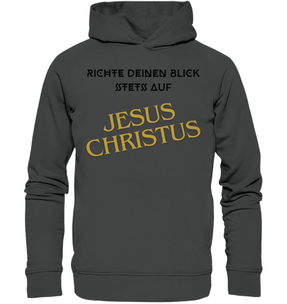 Richte dein blick - Organic Fashion Hoodie