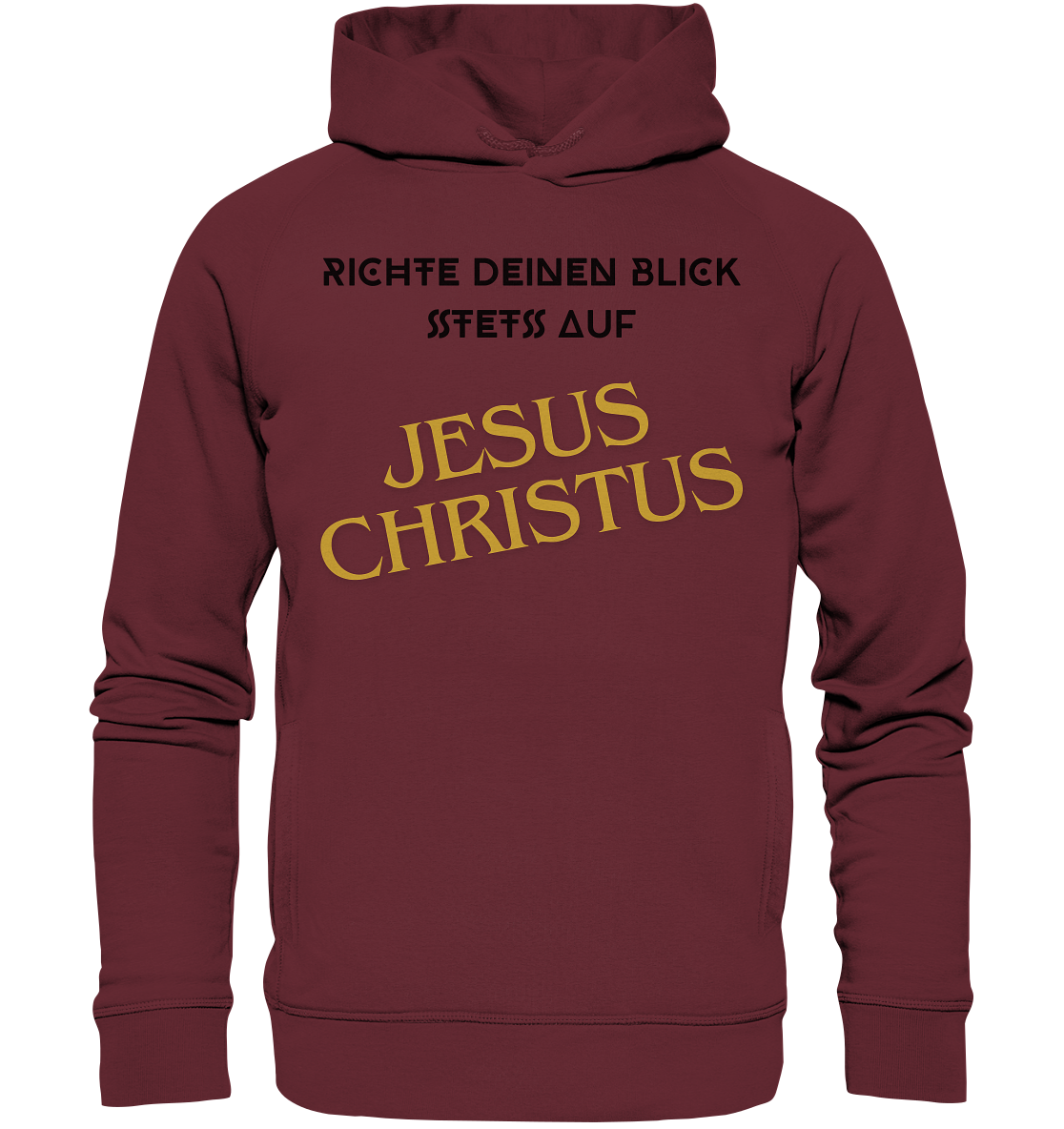 Richte dein blick - Organic Fashion Hoodie