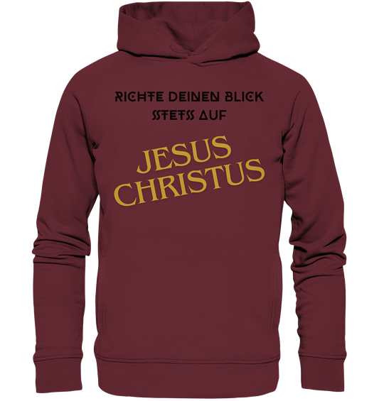 Richte dein blick - Organic Fashion Hoodie