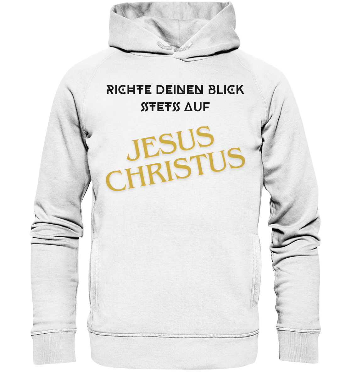 Richte dein blick - Organic Fashion Hoodie