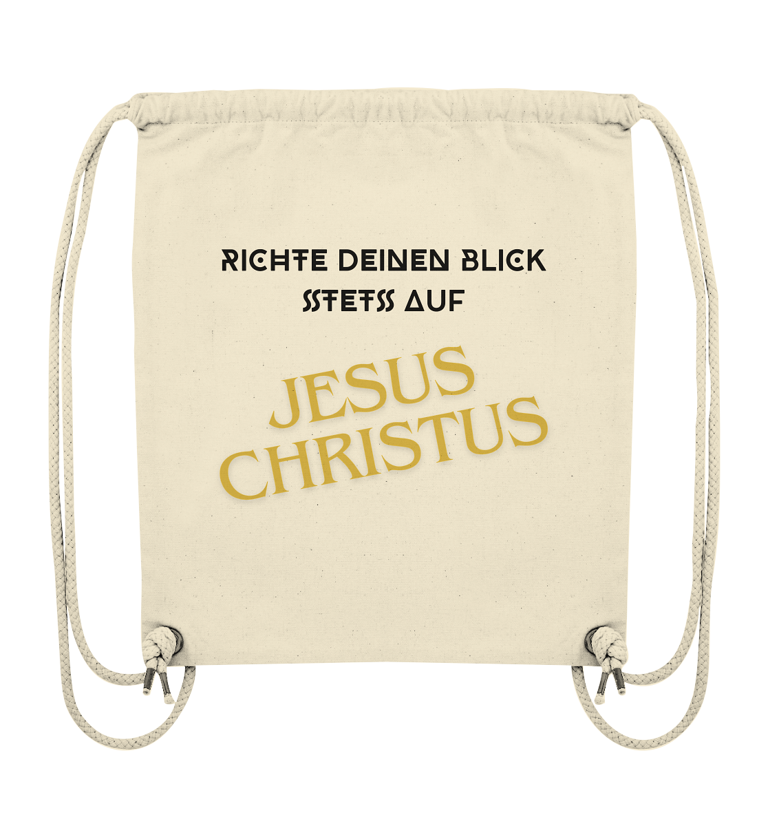 Richte dein blick - Organic Gym-Bag