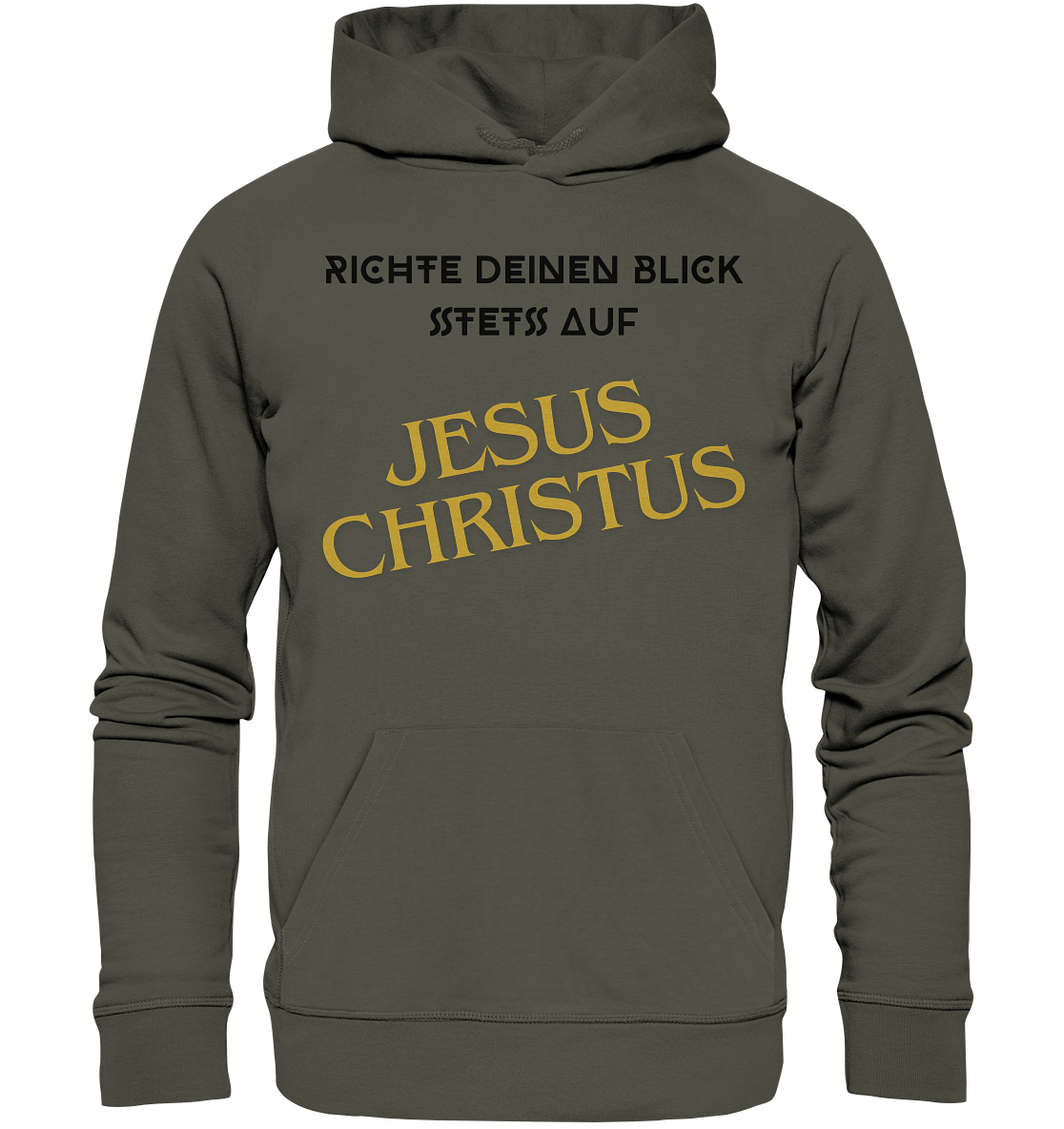 Richte dein blick - Organic Hoodie