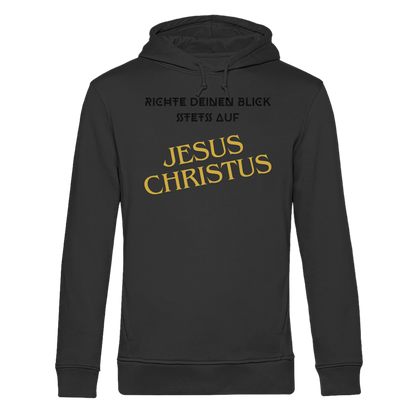 Richte dein blick - Organic Hoodie B&C
