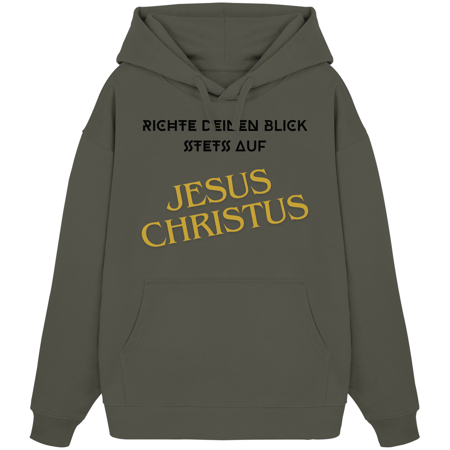 Richte dein blick - Organic Oversize Hoodie
