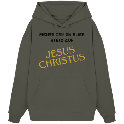 Richte dein blick - Organic Oversize Hoodie