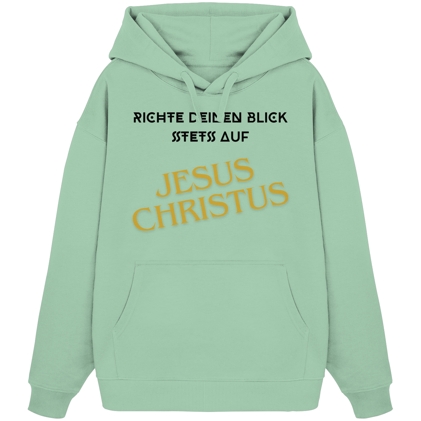 Richte dein blick - Organic Oversize Hoodie