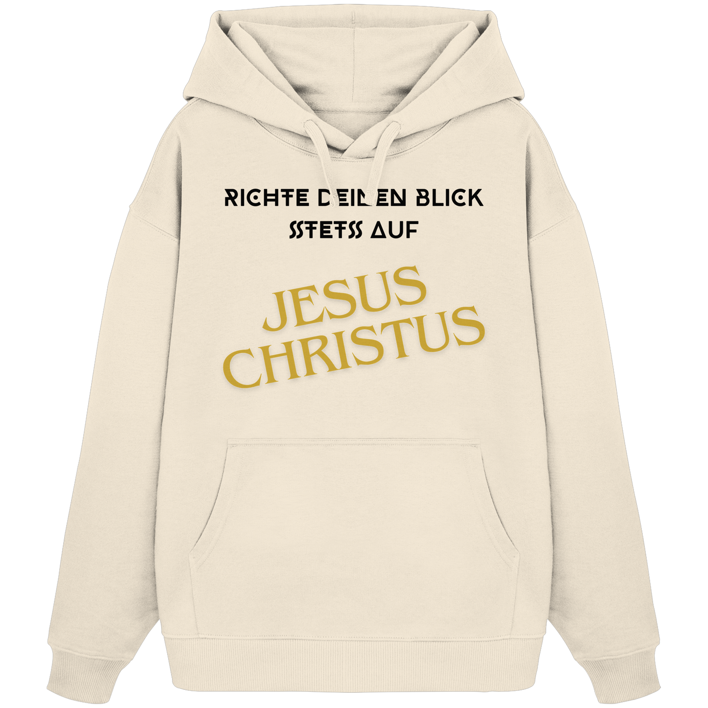 Richte dein blick - Organic Oversize Hoodie