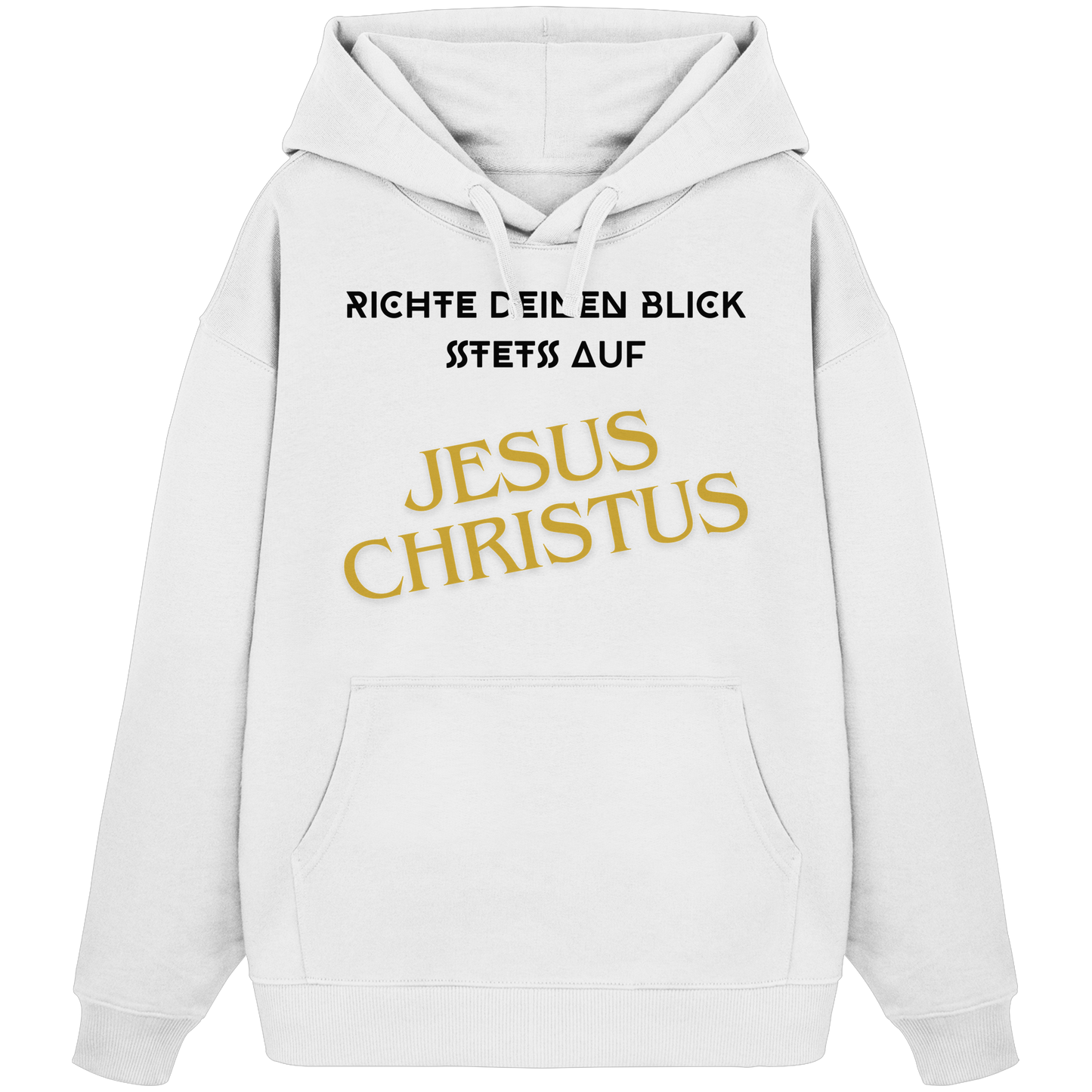 Richte dein blick - Organic Oversize Hoodie