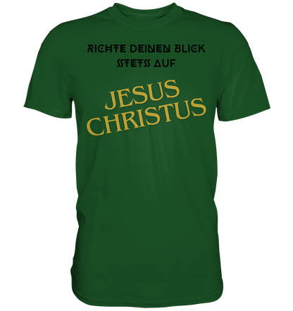 Richte dein blick - Premium Classic T-Shirt