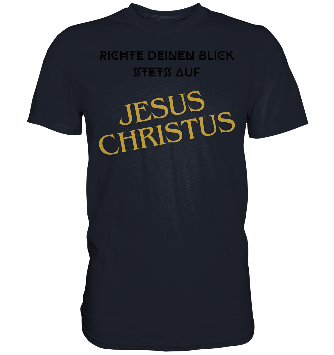 Richte dein blick - Premium Classic T-Shirt