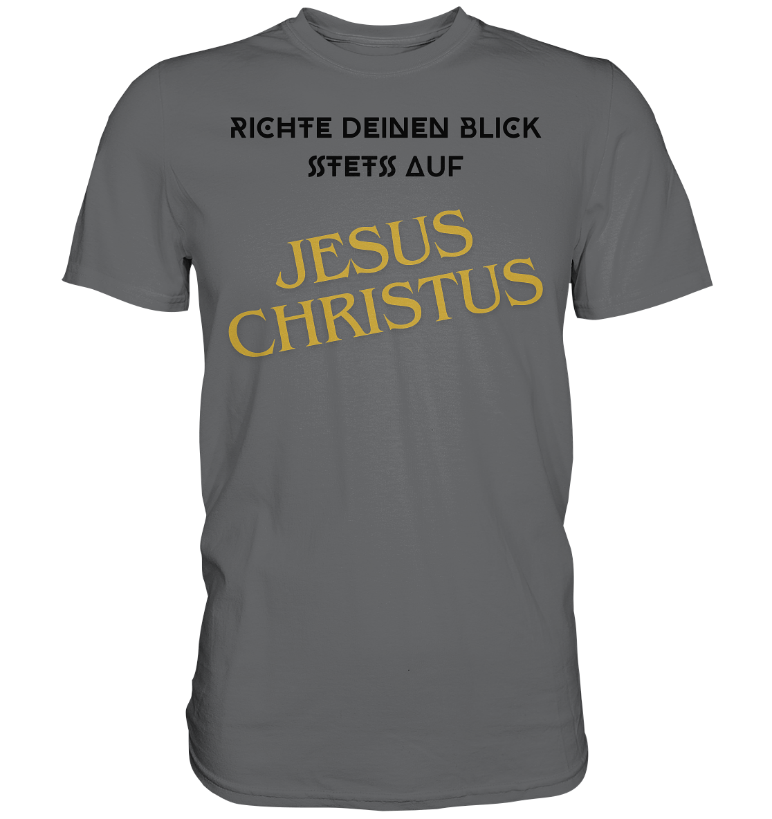 Richte dein blick - Premium Classic T-Shirt