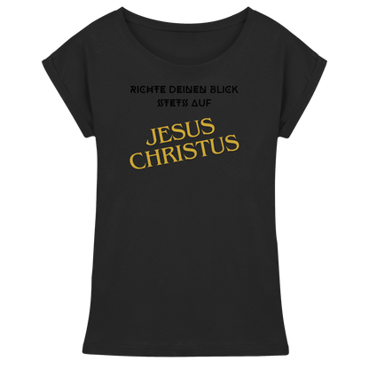 Richte dein blick - Womens Extended Shoulder T-Shirt