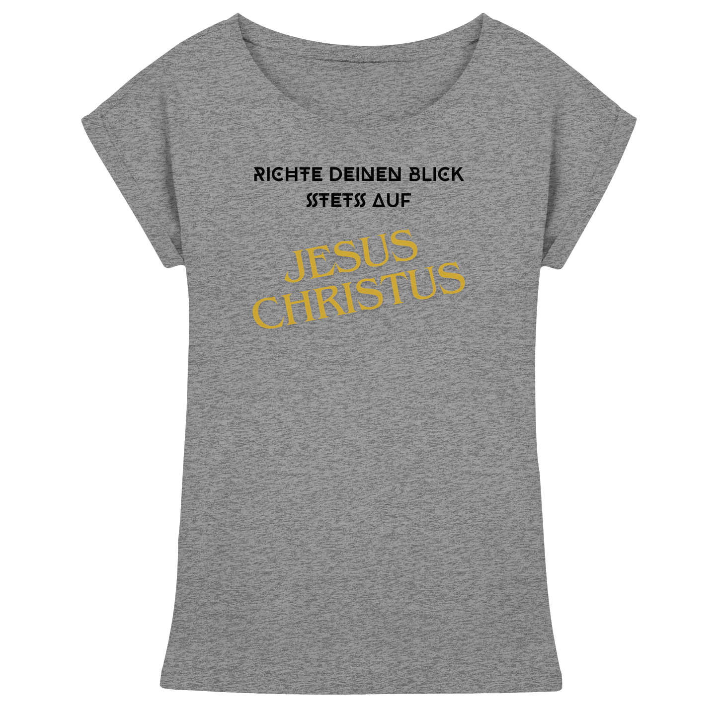 Richte dein blick - Womens Extended Shoulder T-Shirt