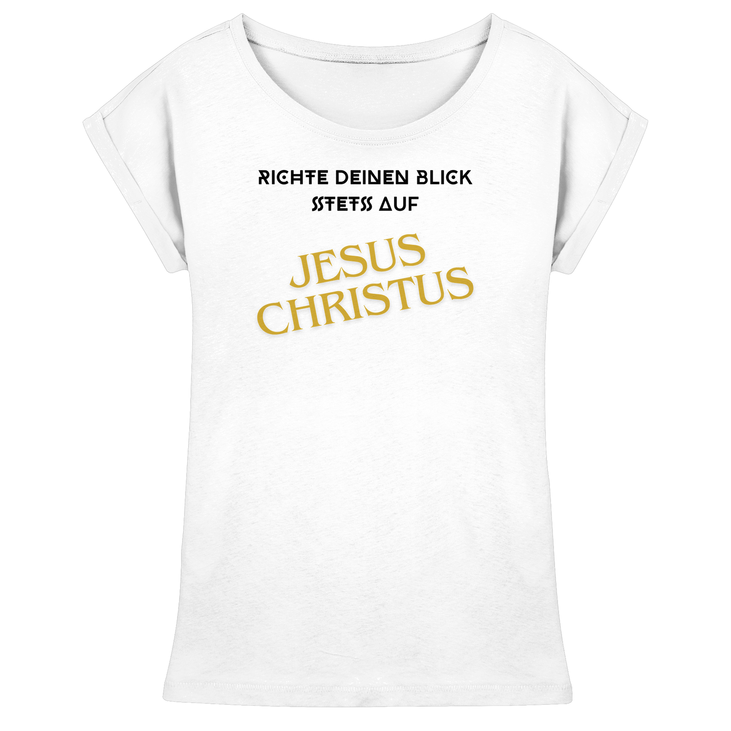 Richte dein blick - Womens Extended Shoulder T-Shirt