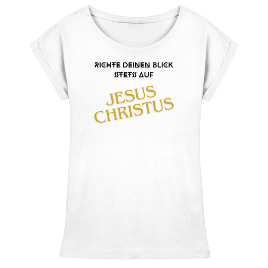 Richte dein blick - Womens Extended Shoulder T-Shirt