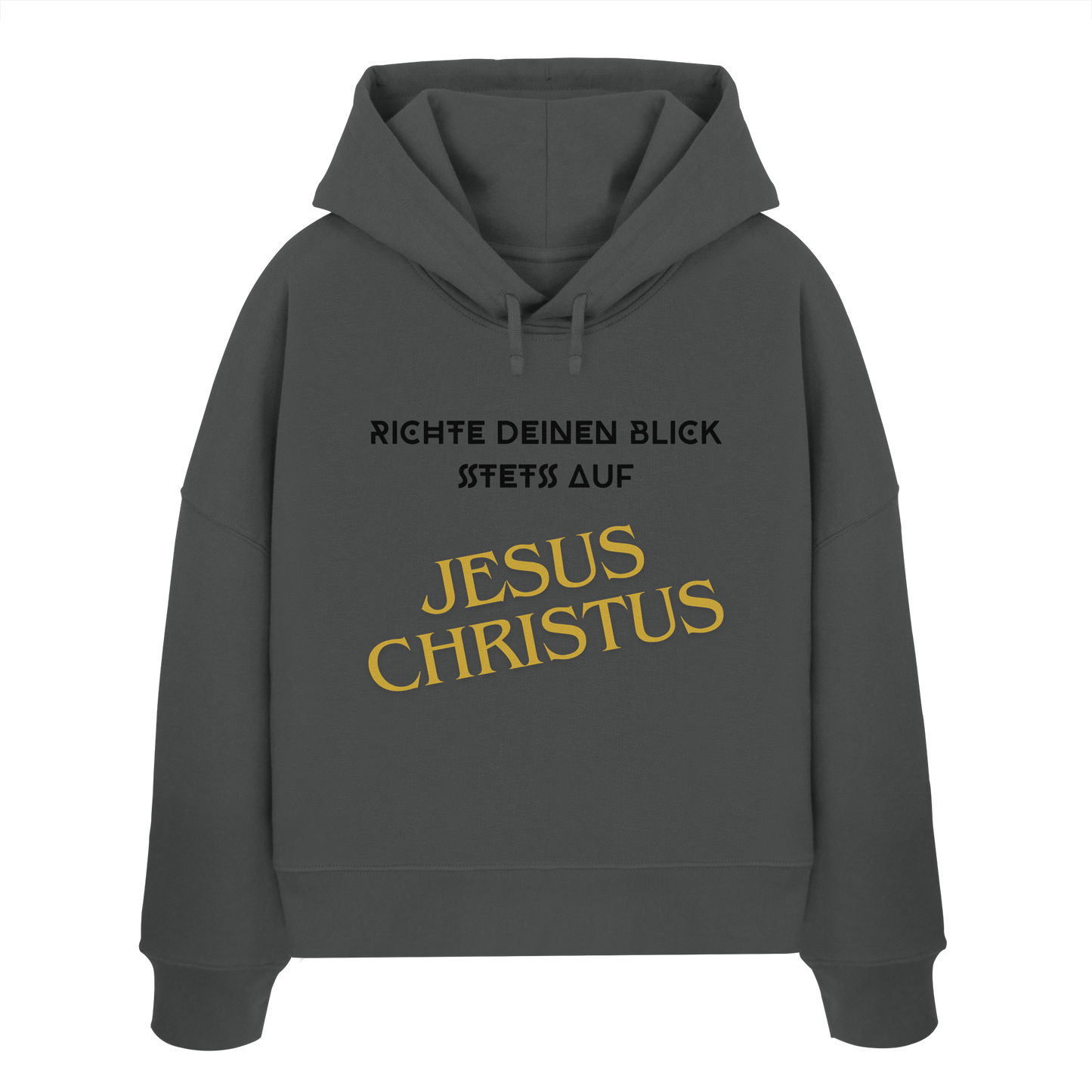 Richte dein blick - Womens Organic Boxcut Hoodie