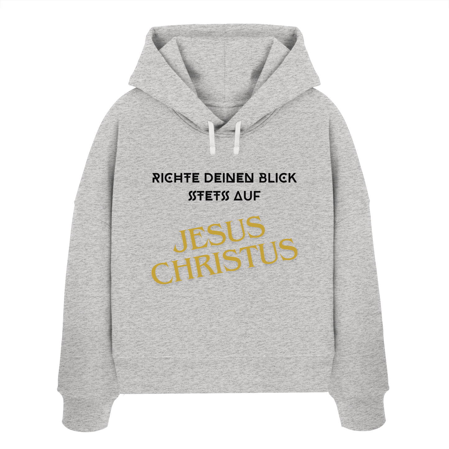 Richte dein blick - Womens Organic Boxcut Hoodie