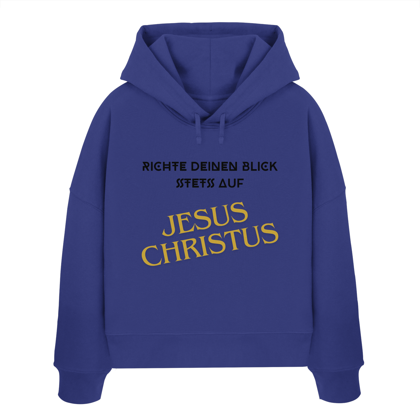 Richte dein blick - Womens Organic Boxcut Hoodie