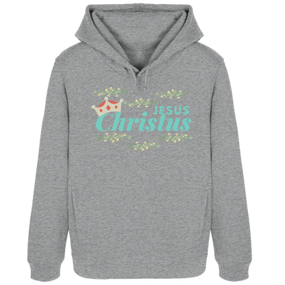 Jesus Christus mit Krone  - Womens Organic Hoodie B&C